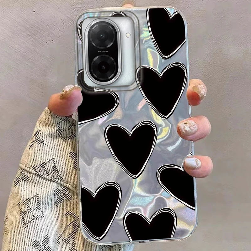 Romantic Love Heart Soft Phone Case Cover in Fashionable Design