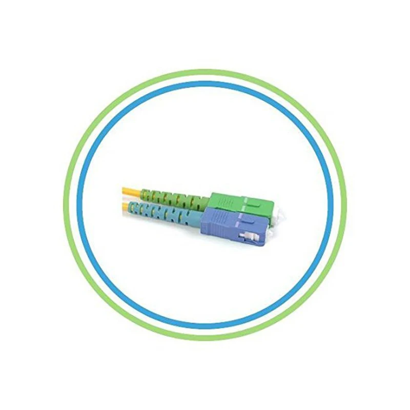 SC APC to SC Fiber Jumper Optical Fiber Patch Cord Single Mode Cable 1M-30m High Quality Fiber Patch Cable