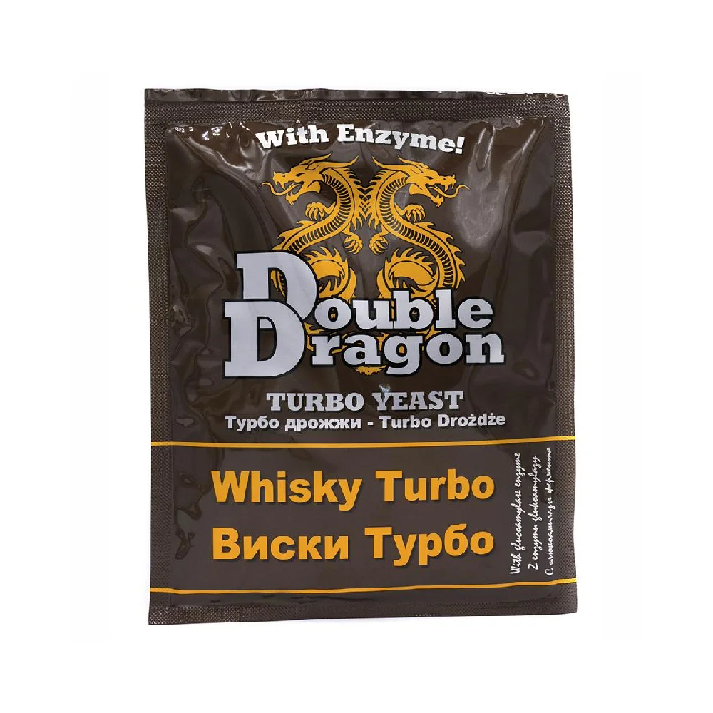 Дрожжи спиртовые турбо DoubleDragon Whisky для самогона виски ром водка 72 - Цена: 