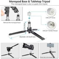 WEYLLAN KA7 Professional Video Monopod Kit Unipod and Fluid Head Travel Tripod Stand Telescopic Handheld Monopod For DSLR Camera - Image 5