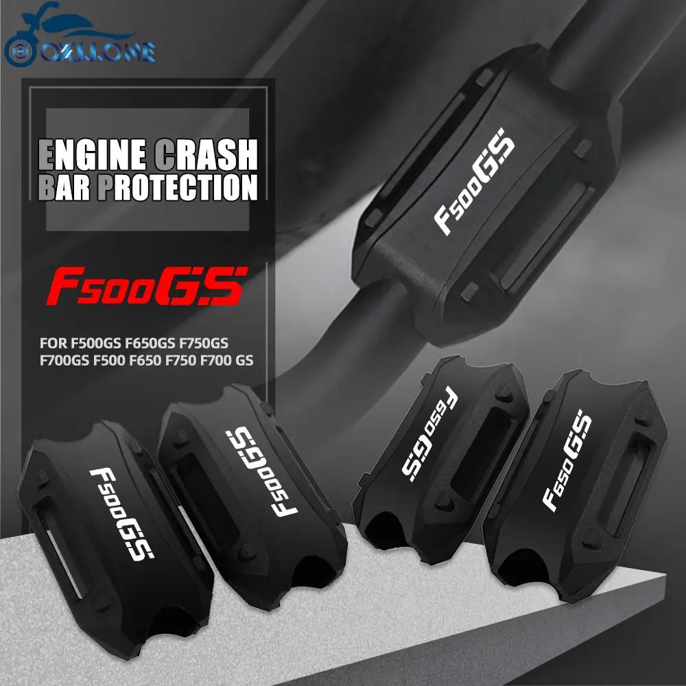 Motorcycle Engine Guard Bumper Protection Decorative Block Crash Bar