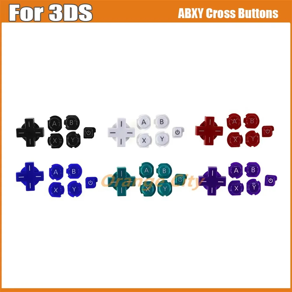1Set 6 in 1 & 11 in1 Full Buttons ABXY ON OFF Button Cross Key For 3DS ...