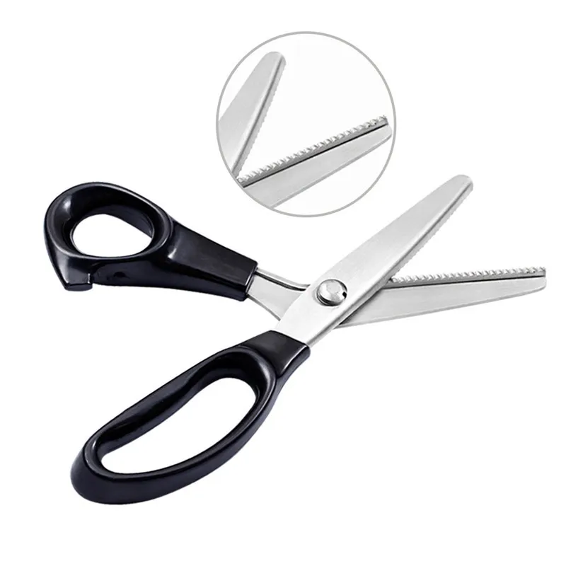 Stainless Steel Pinking Shears Comfort Grip Handled Professional Crafts Dressmaking Zig Zag Cut Scissors Sewing Scissors Fabric sewing scissors craft scissors tailor scissors