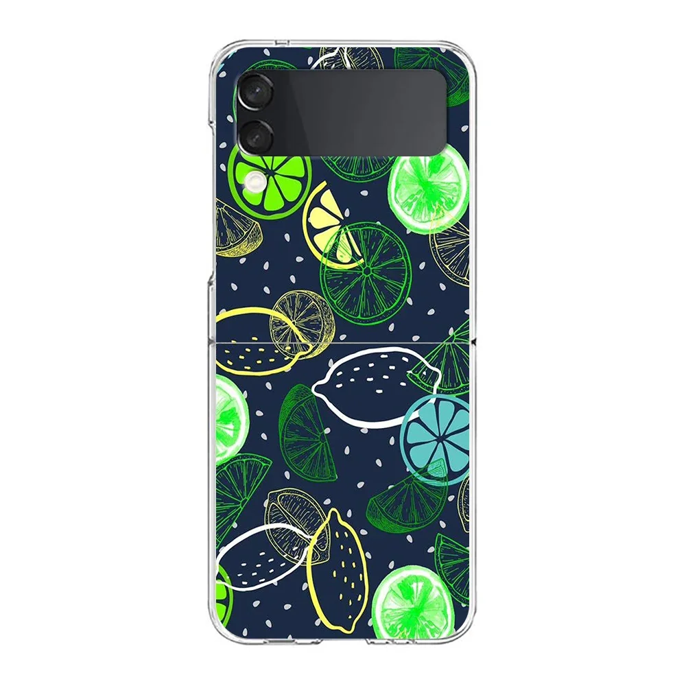 Fruit Lemon Shockproof Hard Folding Phone Case Cover