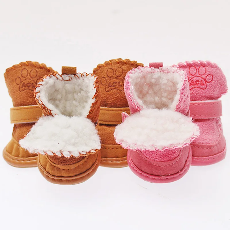 Title 1, Winter Warm Dog Snow Boots Paw Protectors Shoes...