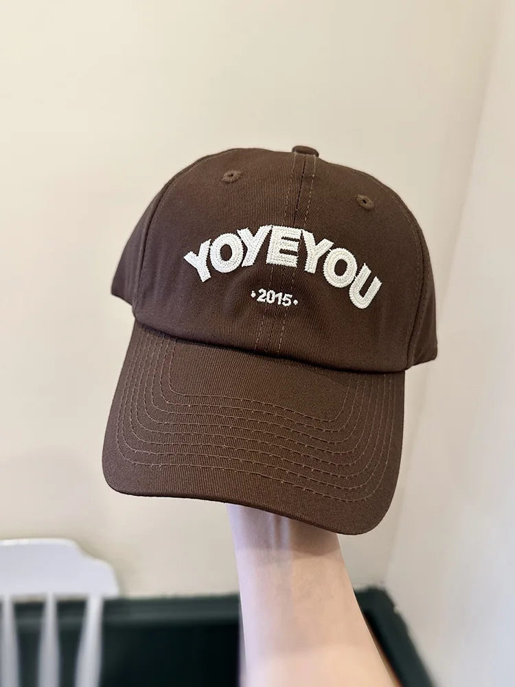 

Soft Cap Women's New Letter Embroidered Baseball Cap Casual Street Peaked Cap Men's Korean Fashion