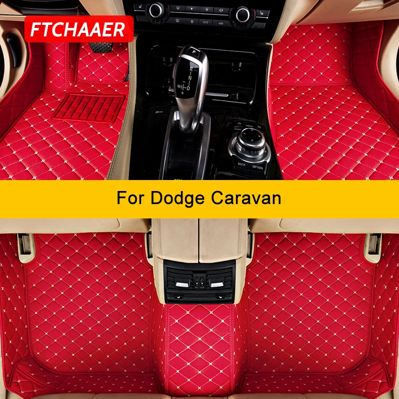 

Автомобильные коврики FTCHAAER под заказ для Dodge Caravan 2007-2013, автомобильные коврики, аксессуары для ног