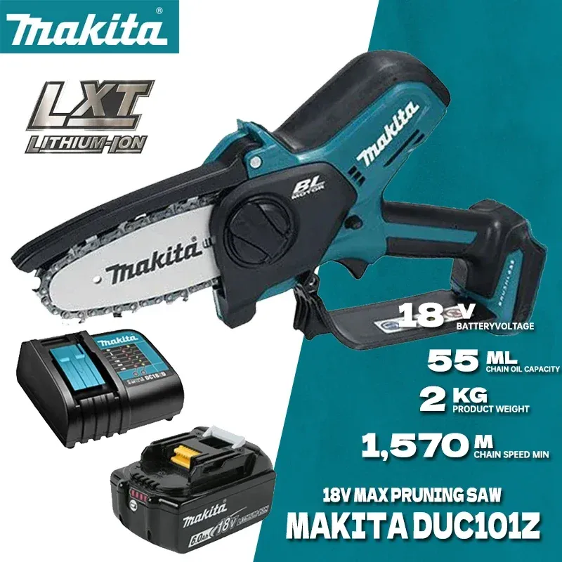 MAKITA DUC101Z Pruning Saw Brushless Cordless 18V LXT Lithium Battery 100MM Mini Saw Garden Makita Power Tools