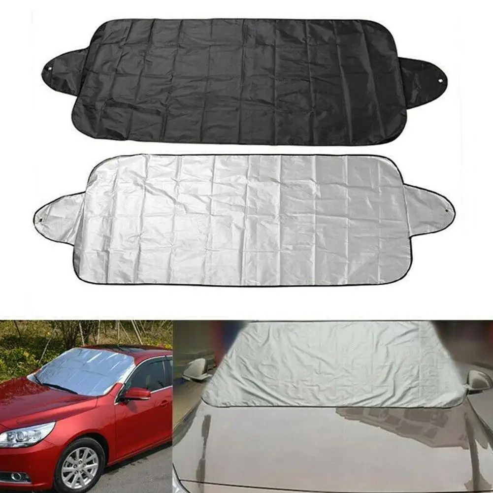 Car Ice Protector Visor Sun Shade Front Rear Windshield Cover Block Cover Front Rear Block Window Windshield Accessories