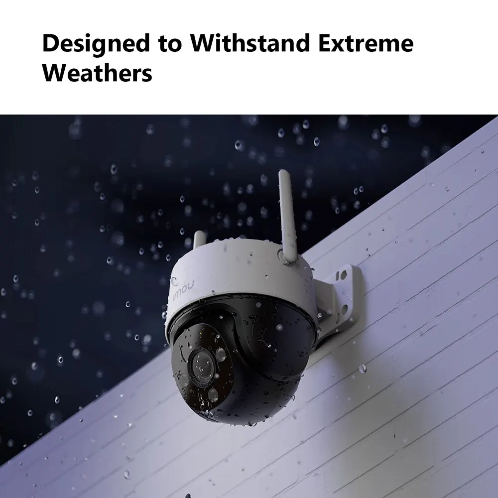 IMOU  SE + 1080P/4MP ߿ Wi-Fi ī޶ ߰ ð IP66 watherproof 8X   AI ΰ Ž 