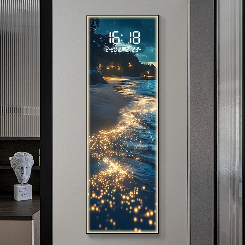 Art Mural Wall Clocks Modern Led Interior Luxury Aesthetic Fashion Wall Watch Design 2