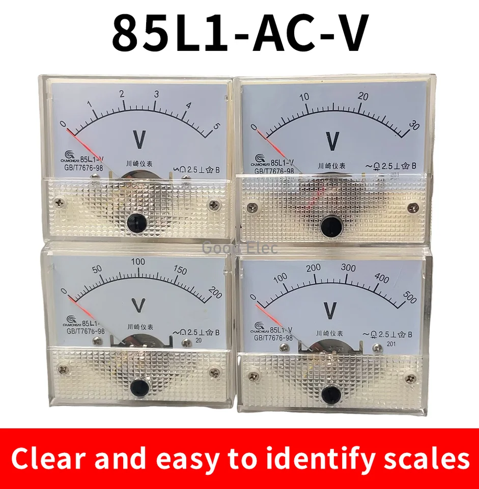 VOLTMETRO ANALOGICO MISURATORE Di Tensione Struttura Semplice Peso - Foto 10