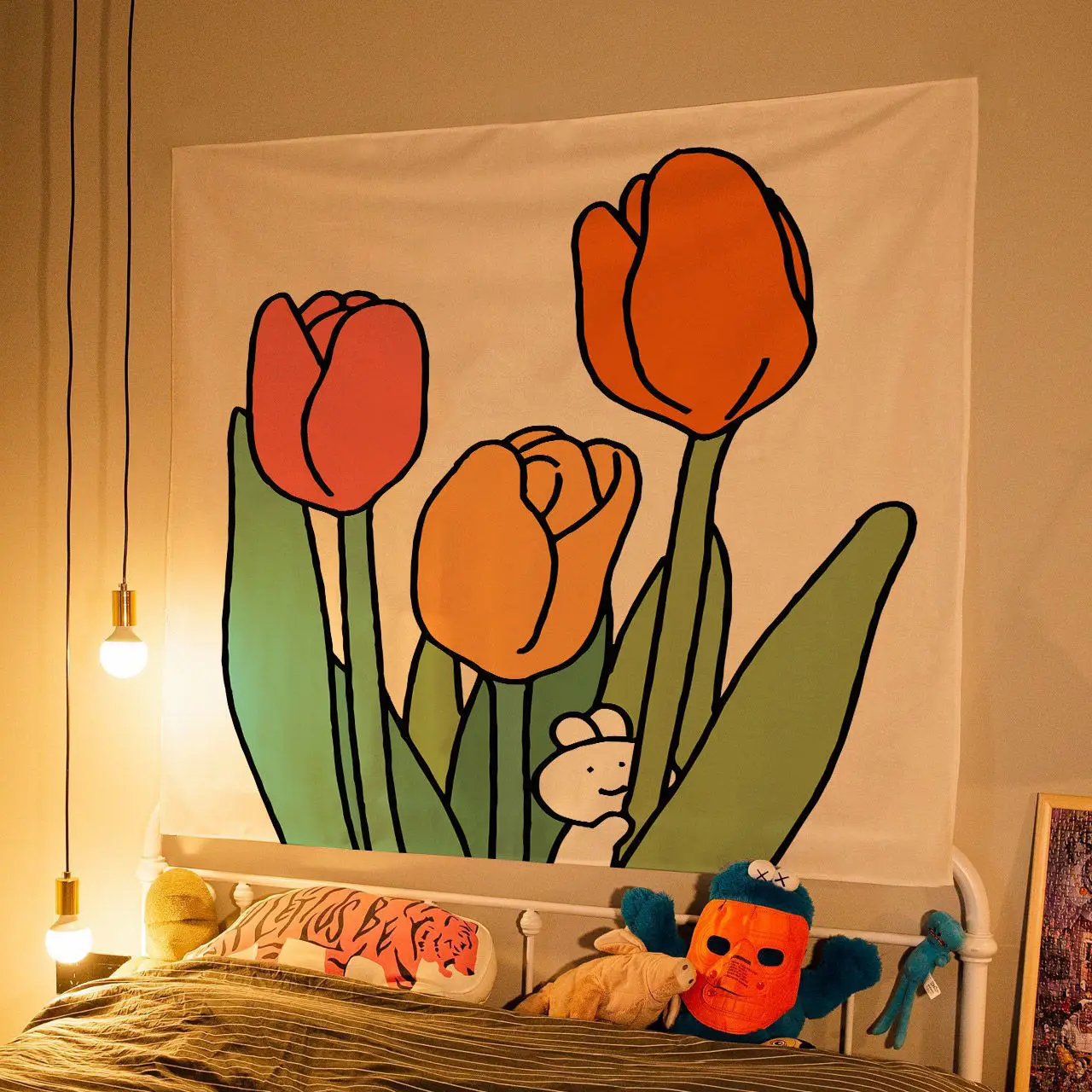 Kawaii Room Decor Tapestry Wall wiszące dekoracje do wnętrz do sypialni
