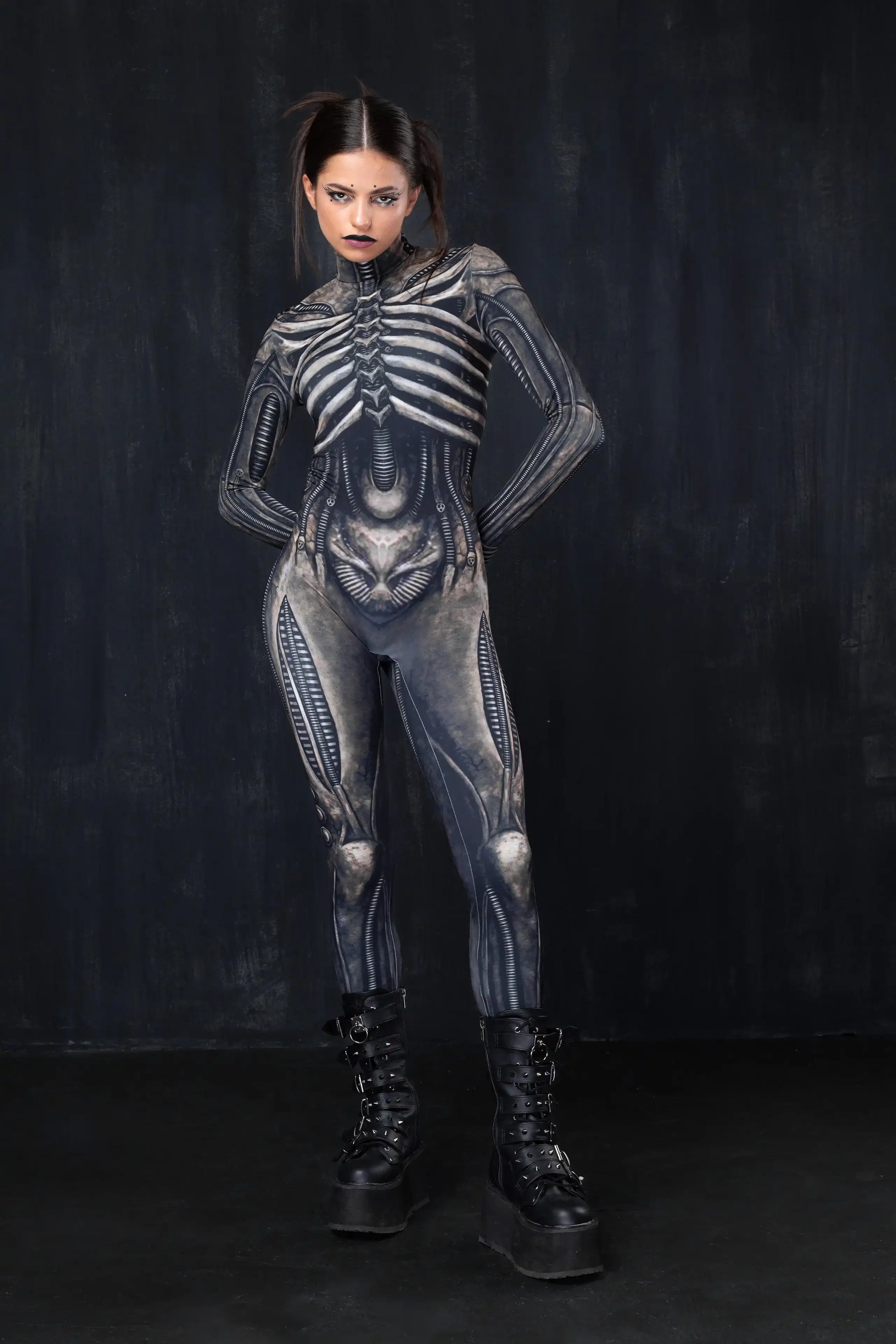 Combinaison Intégrale Zentai Pour Adulte Unisexe - Ouverture Visage, Pour Cosplay, Carnaval, Fête D'Halloween - 10