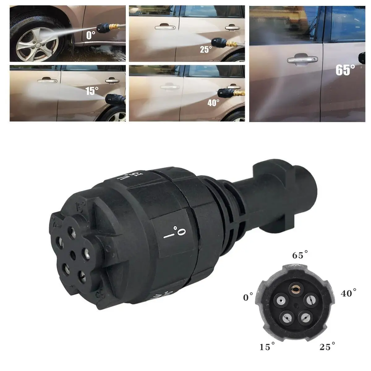 High Pressure Washer Nozzle Adapter with Quick Connect Release