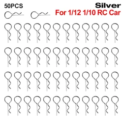 50/100pcs Metal R Clips (50pcs  Silver)