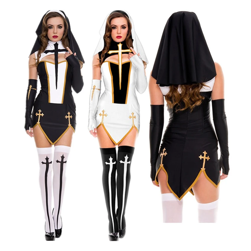 Morph Costume Suora Donna, Vestito Suora Donna, Costume Carnevale Donna  Suora, Vestito Carnevale Suora Donna, Abito Suora Donna, Vestiti Da Suora,  Costume Halloween Donna Suora XXXL : : Moda