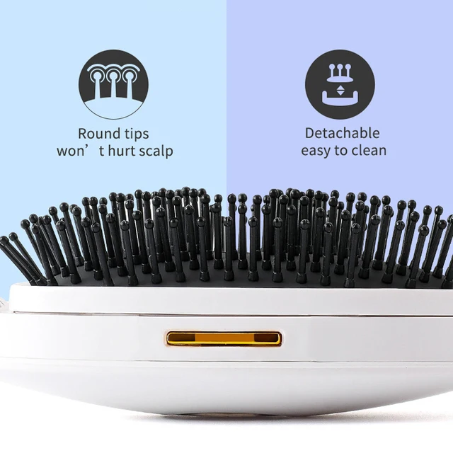 Electric Massage Brush Hair Comb Smoothing Straightening Spray Steam Scalp Head Household Hair Styler Tool for Frizzy Dry Hair - Image 2