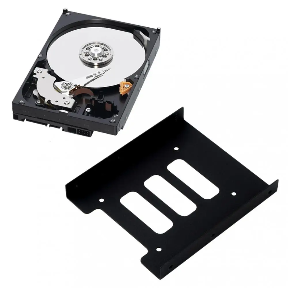 1/3/5PCS Secure 2.5 Inch To 3.5 Inch Adapter Reliable Portable Adapter Bracket Dock Easy Installation Pc Hard Drive Enclosure