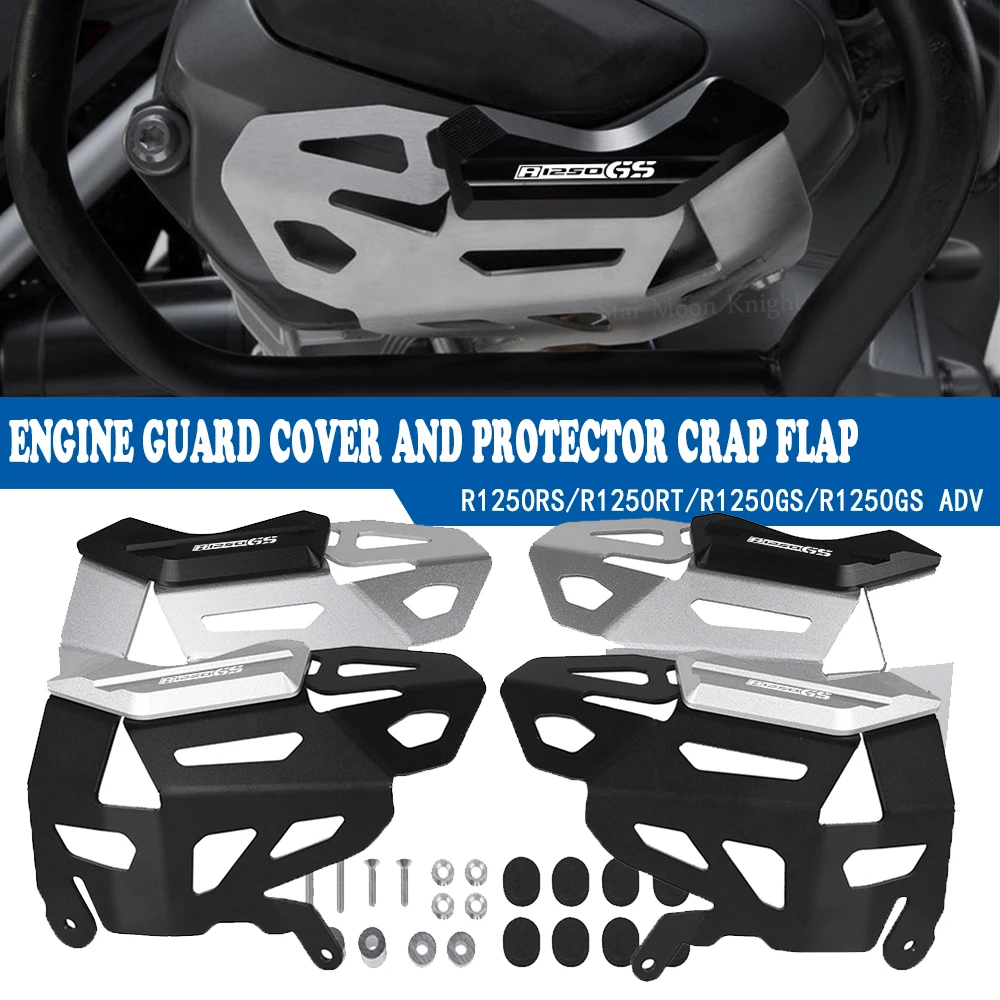 

Motorcycle Accessories For BMW R1250GS 2019 2020 2021 2022 2023 Engine Guard Cover protector Crap Flap Set R 1250 GS ADVENTURE