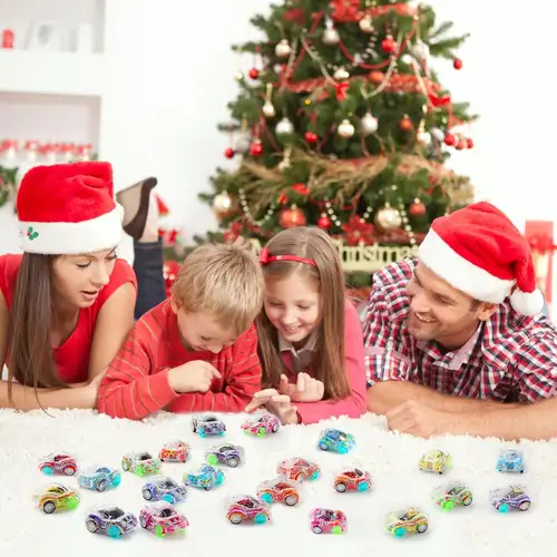 12/100Pcs Mini Pull Back Cars Set Pull Back Racing Vehicles for Kids Toddlers Pinata Fillers Goodie Bag Stuffers for Boys Girls - Image 4