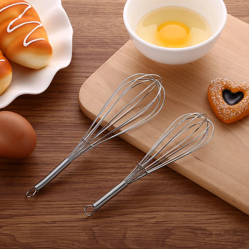 New Stainless Steel Hand Whip Whisk Mixer Egg Beater Kitchen Cooking Tools Dropship