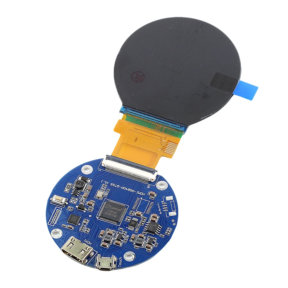 2,1 Zoll TFT LED Display Modul Runder Bildschirm HD IPS 480*480 SPI RGB Schnittstelle MIPI HDMI Treiber ST7701S Kapazitiver Touchscreen – Detail 15