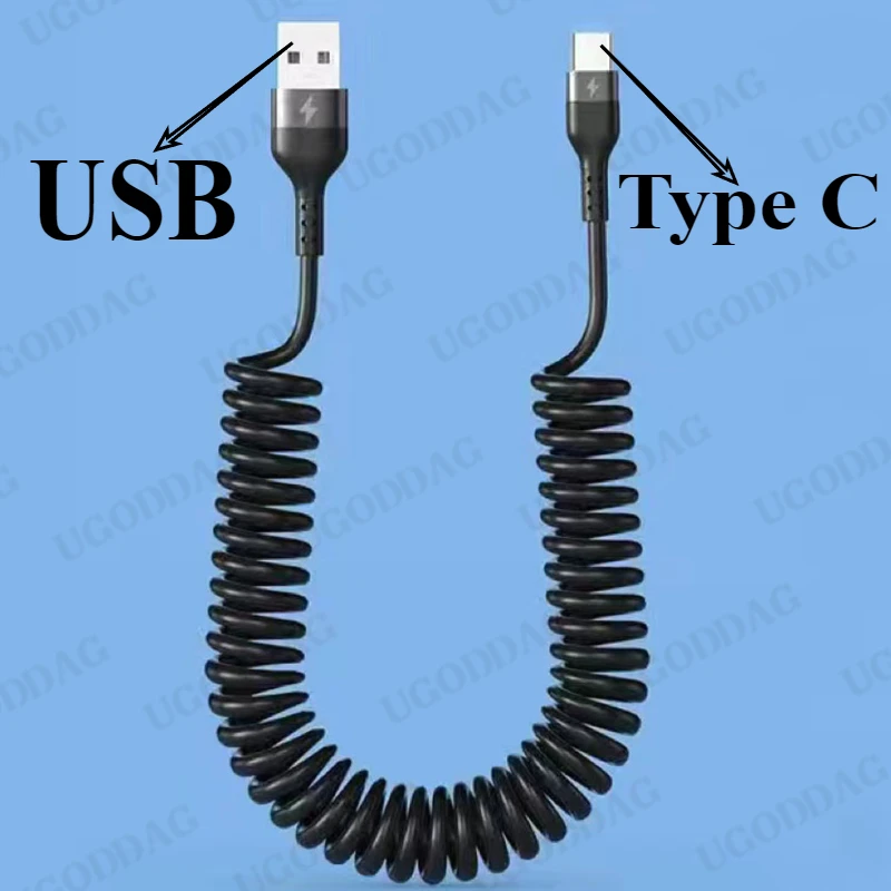 ตัวเลือกสินค้า สายชาร์จ USB-C ปรับยาวได้ สำหรับมือถือ Android
