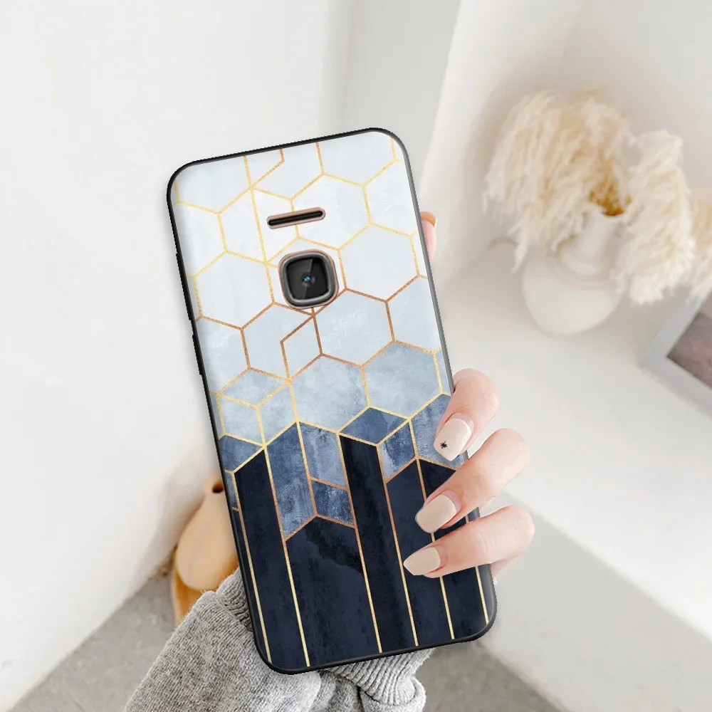 Patterned Silicone Soft TPU Back Cover - Stylish Protective Case