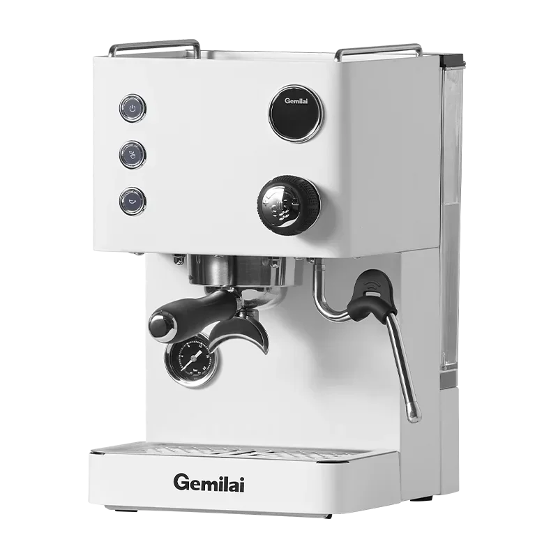 Gemilai G3007L Semi-automatic Italian Small Coffee Machine Home Steam Milk Foam Machine PID Temperature Control 58mmPRO 220V 5