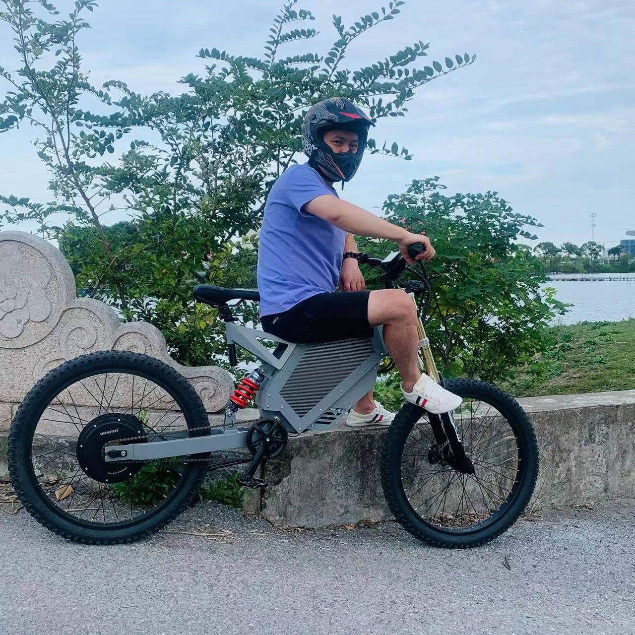 New SS60 Electric Dirt Bike 5000w Bomber Electric Bicycle