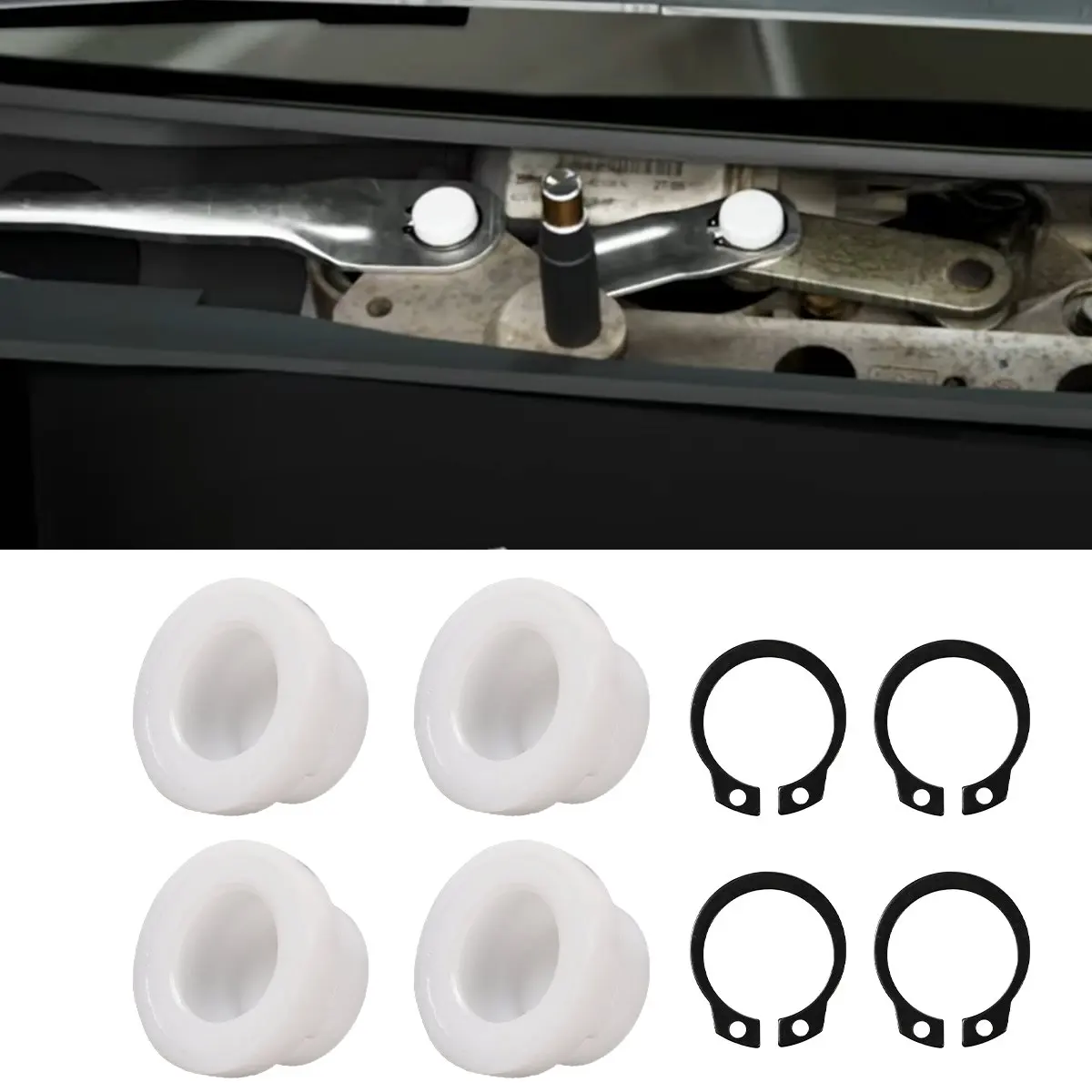 For Audi Q7 06-22 Wiper Linkage Plastic Bush Set (fit original Linkrods)Kit 715 2