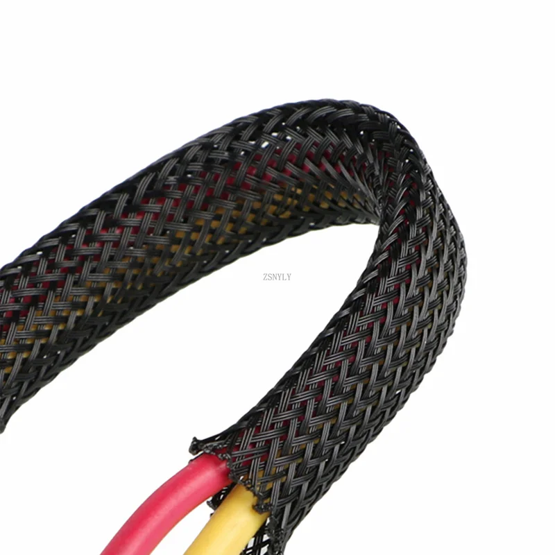 250 FEET 1/2" BRAIDED BRAID STAINLESS EXPANDABLE SLEEVE WIRE HARNESS