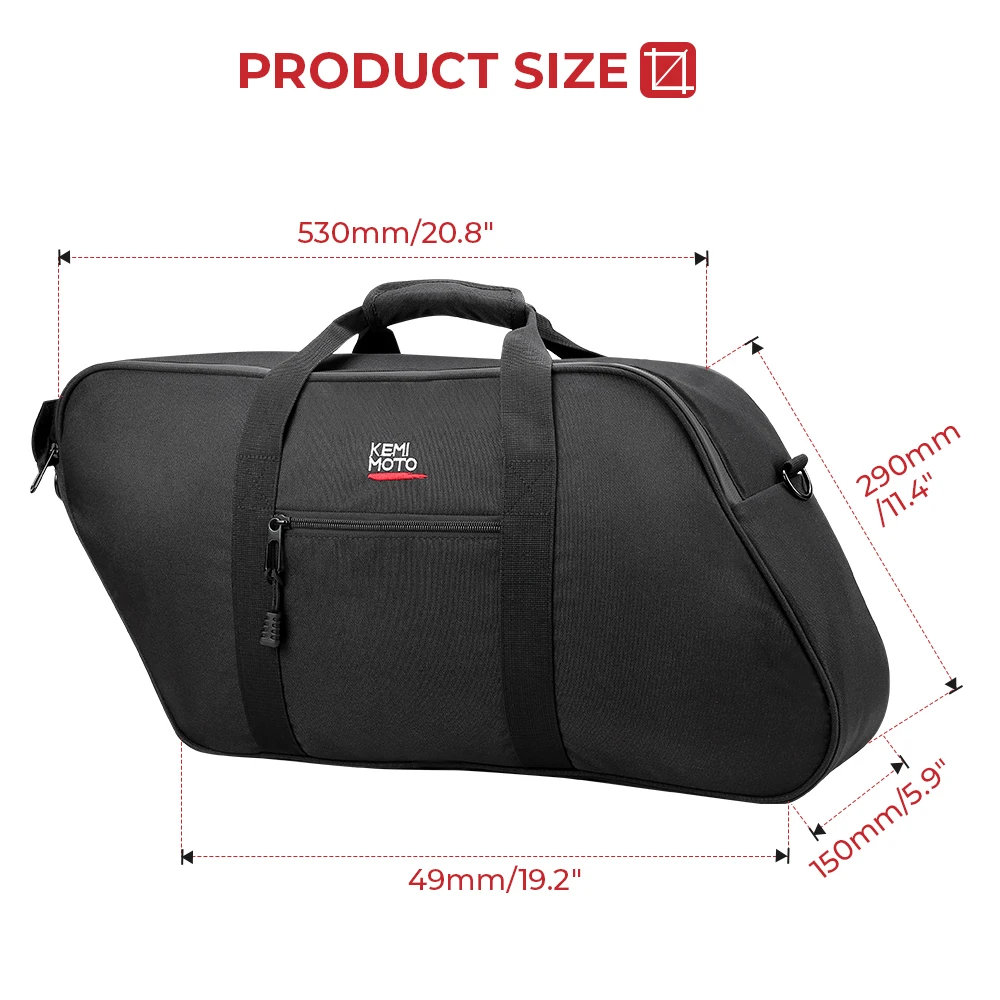 Motorcycle Saddlebag Cooler Bag for Touring Bike Riders Insulated