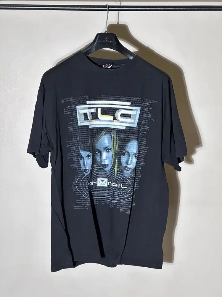 

Vtg 1999 TLC Fan Mail Tour футболка reprint digital S 5XL хлопок 100% H9574