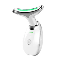 7 - Mode Neck and Face Lifting Beauty Device - Slimming Massager & Facial Wrinkle Remover (White)