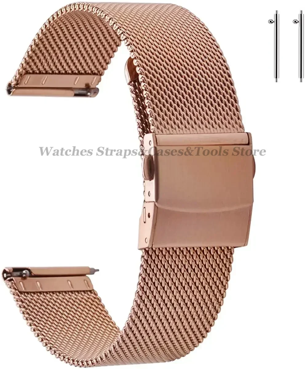Stainless Steel Mesh Milanese Watch Strap Band