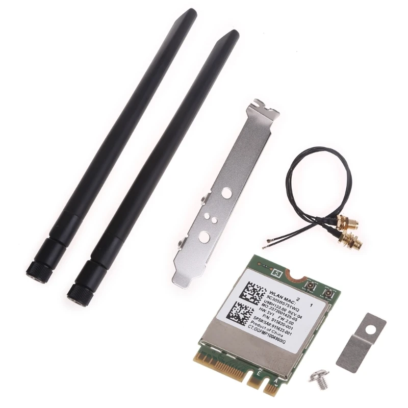 

Беспроводная карта Wi-Fi 1200 Мбит/с 2.4G+5G BT4.0 NetworkAdapter RTL8822BE RTL8822 для 915622-001 915623-001