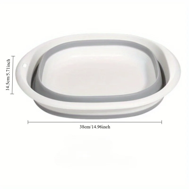 Plastic Folding Basins Portable Wash Basins Folding Laundry Tub Adult Baby Bath Basin Bathroom Kitchen Accessories Wash Basin