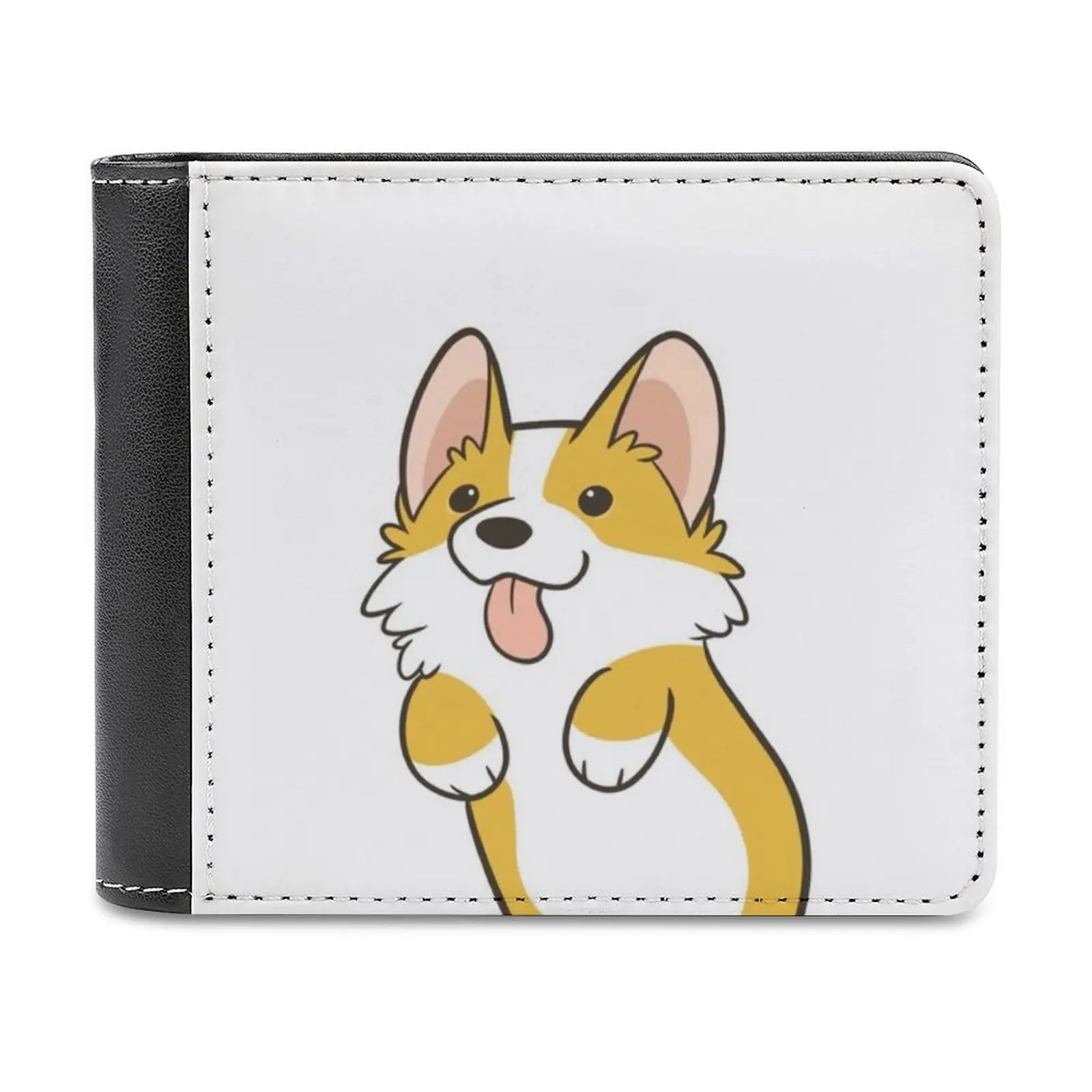 

Pembroke Corgi Soft Men Wallets New Purse Credit Card Holders For Male Purses Men Wallet Animal Dog Breed Pembroke Welsh Corgi