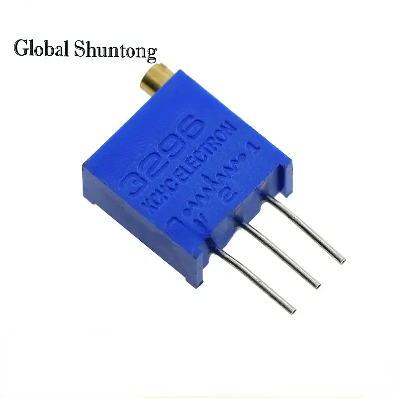 20PCS 3296W-504 Top Adjustment 500K Multi Turn Precision Potentiometer Adjustable Resistance W504 precision signal generator adjustable voltage current simulator 0 01 precision adjustment sink source for transmitter