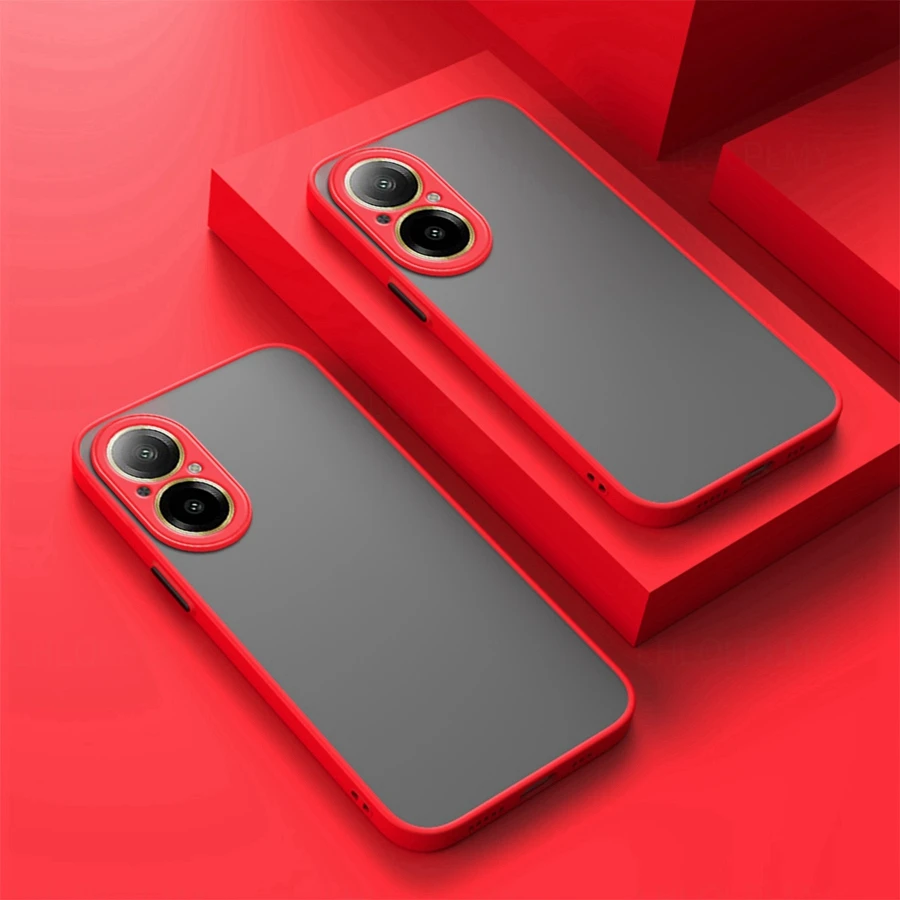 Luxury Shockproof Matte Armor Bumper Phone Case