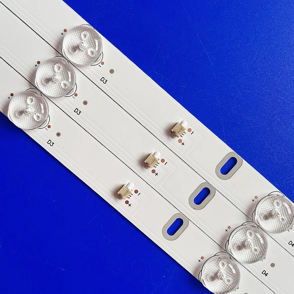 Kit Retroilluminazione LED 3 Pezzi Per Hisense STV-LC32ST880WL – Per Modelli LHD32D33TUK/EU, MBL-32035D306KZA-V1, 115 Mm, Passo KZ-320-306
