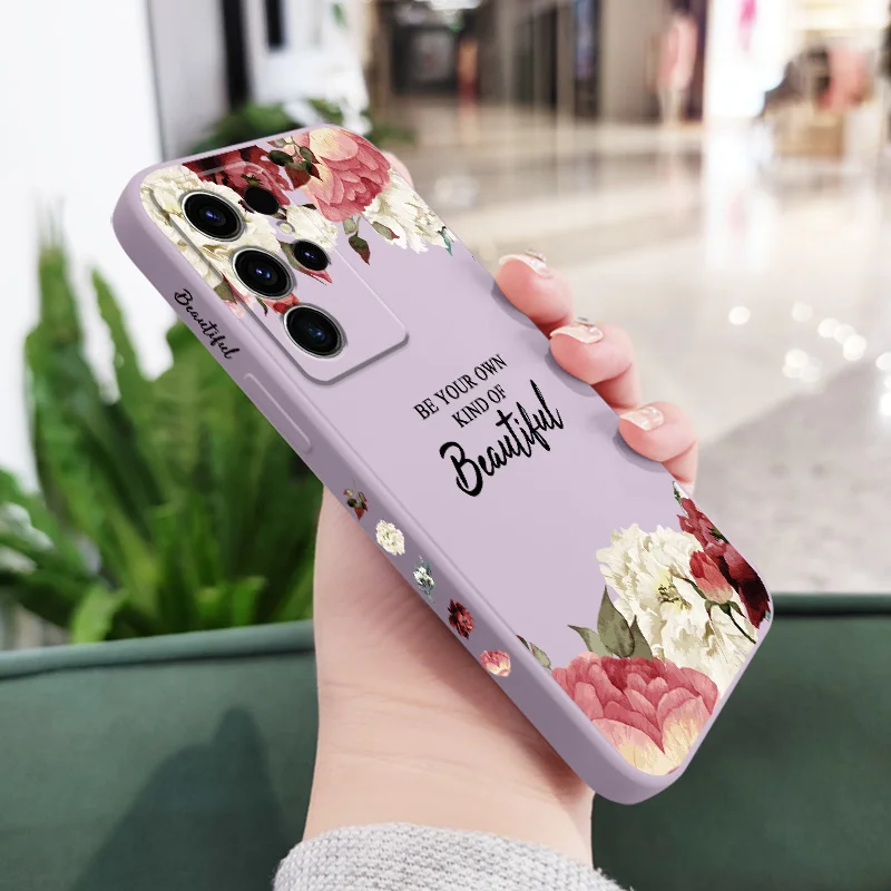 Quiet Flowers Phone Case - Elegant Floral Design Cover