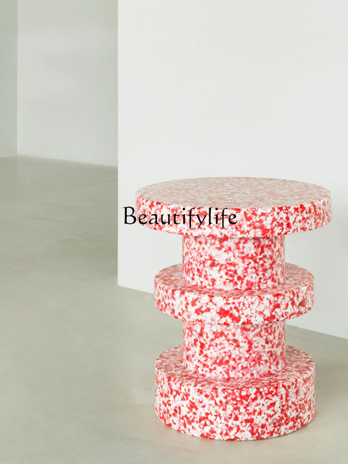 

Nordic Simple French Style round Stool Living Room Bedroom Sofa Side Table Small Apartment Home Creative