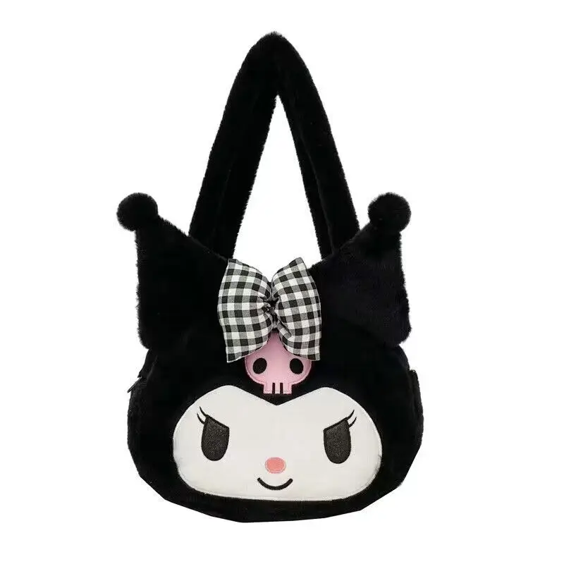 Cute Kuromis Backpack Melodys Cinnamorolls Women Tote Shoulder Bag Plushie Large Handbag Fashion Messenger Bags Gift Girls