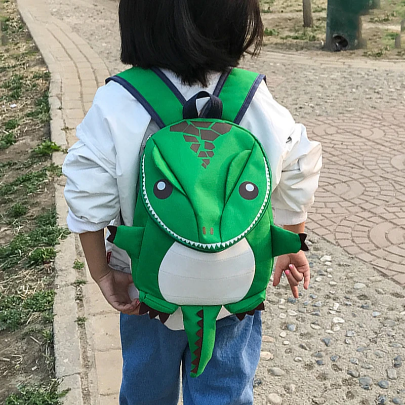 New Cartoon Dinosaur Baby School Bag Girl Kindergarten Oxford Cloth SchoolBag Boy Waterproof Child Animal Backpack Travel Bag 2