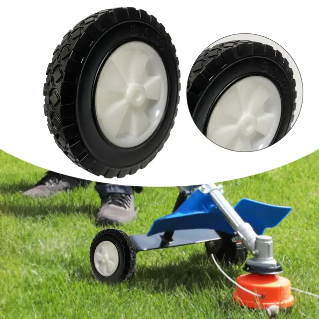 Összecsukható 8 Hüvelykes Kocsi Kerék Gumiabroncs Alkatrészek Kültéri Kemping Tengerparti Közműkert A Kézi Kosárhoz Teherautó Kocsihoz - Image 5