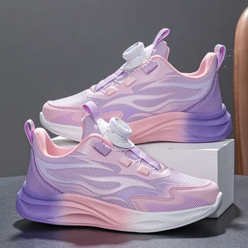Daily Amusement Child Running Shoes Relaxed Breathable Style Leisure Outdoor Casual Play Sneakers