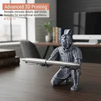 Creative Terracotta Warriors Pen Holder 3D Printing Pencil Storage Rack Plastic Desktop Organizer Desk Decoration Gifts 4